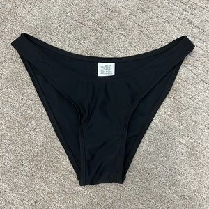XS black bikini bottoms